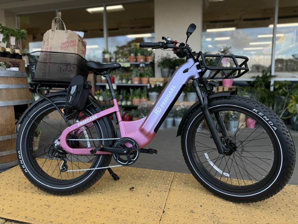 The Freedare Eden Pink Fat Tire Ebike