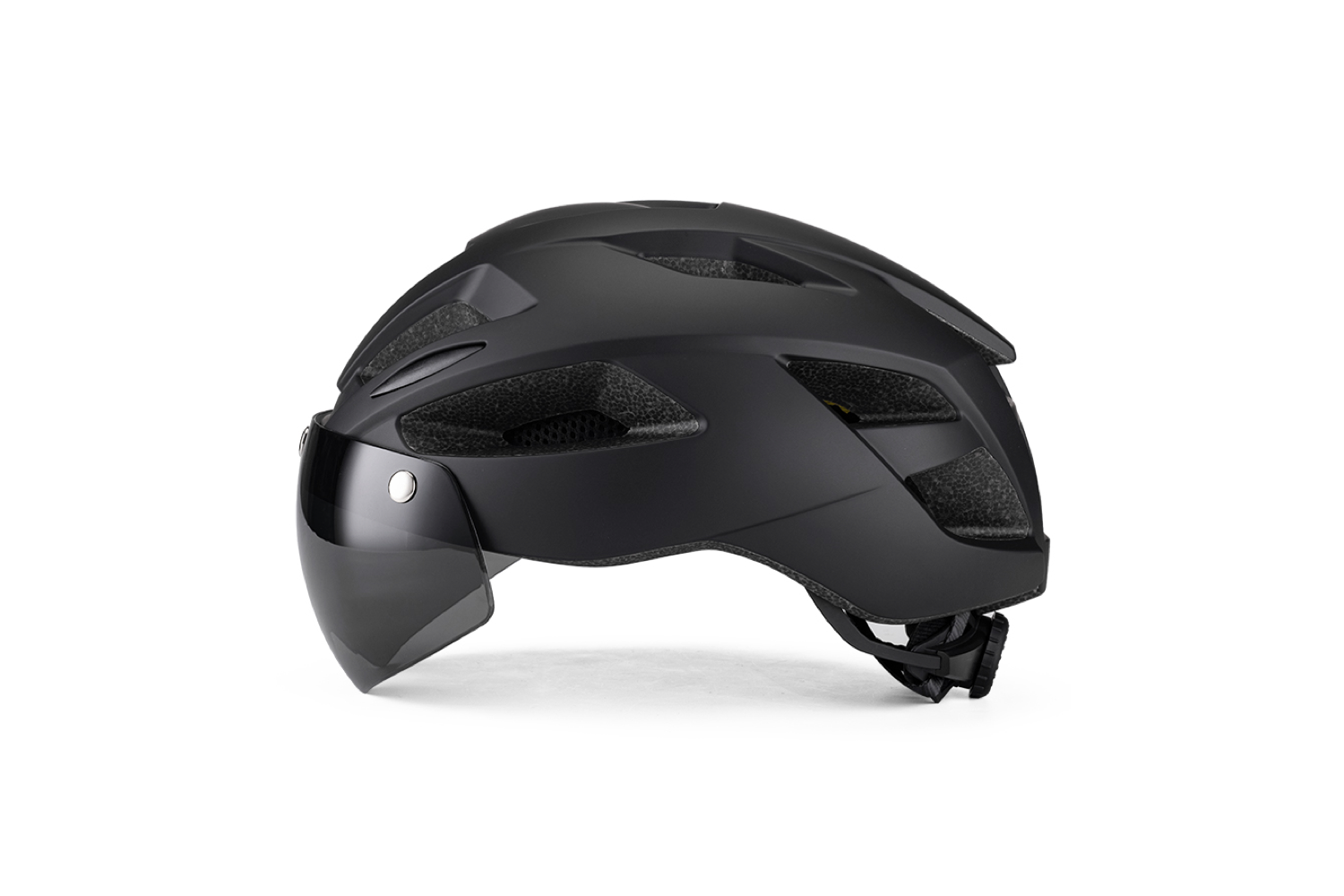 Bike Helmet with Magnetic Lenses