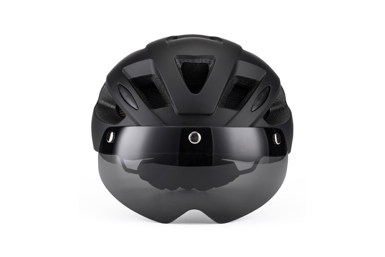 Bike Helmet with Magnetic Lenses