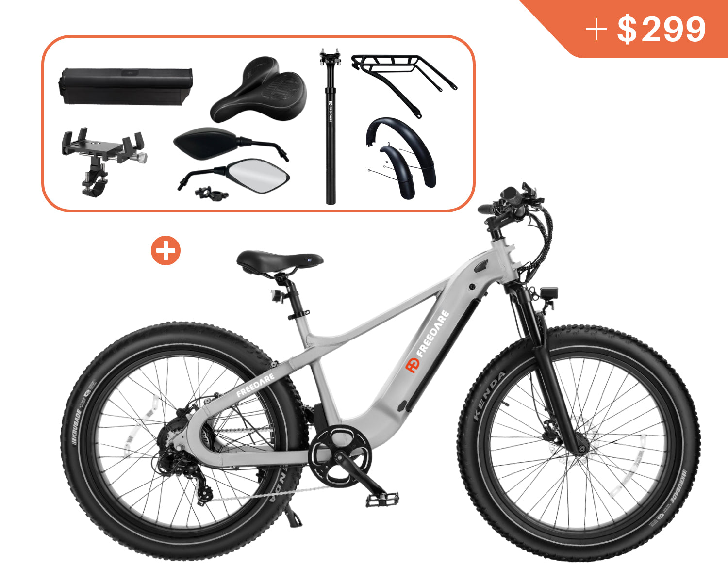 long range fat tire electric bikes silver