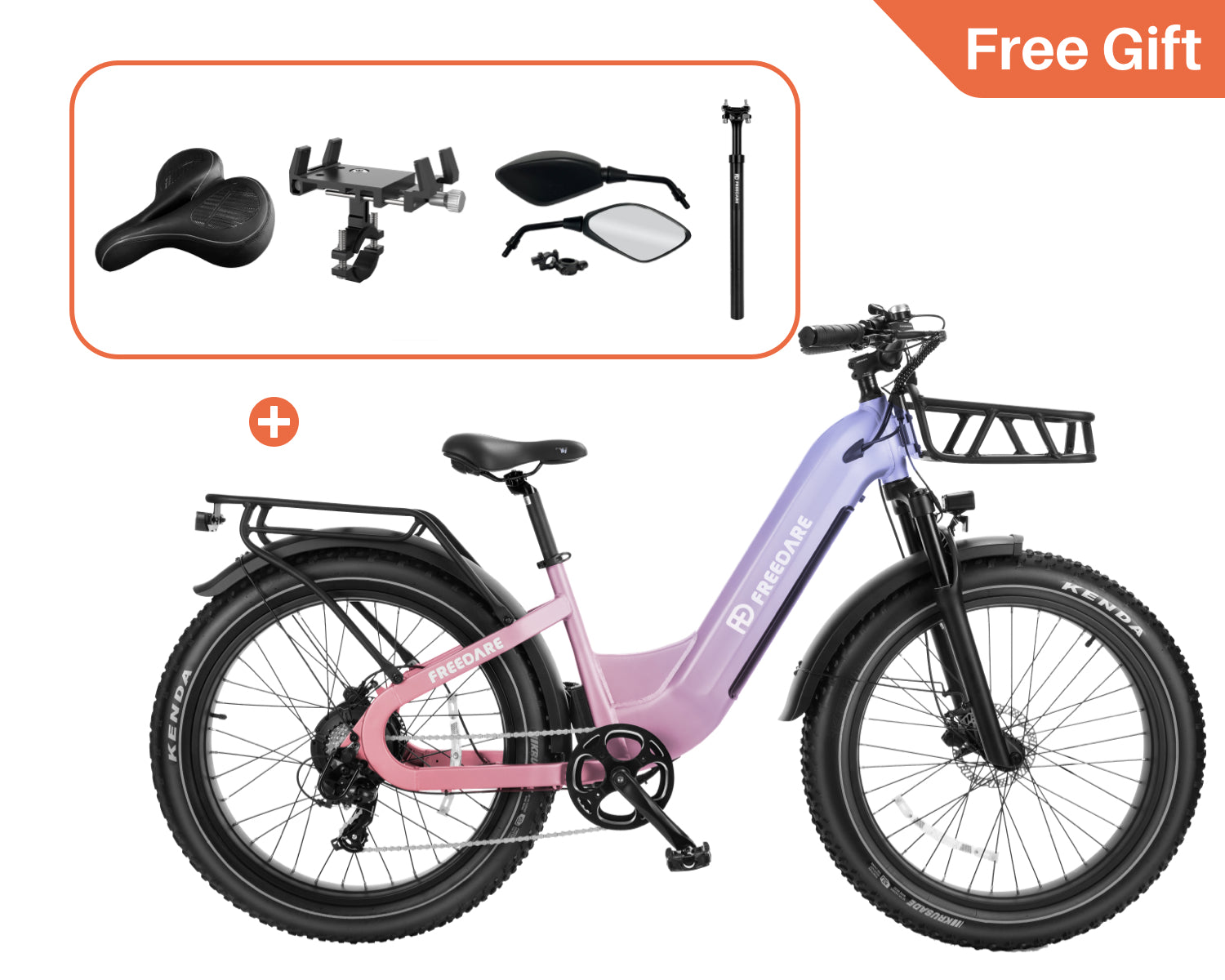 pink electric bike for adults